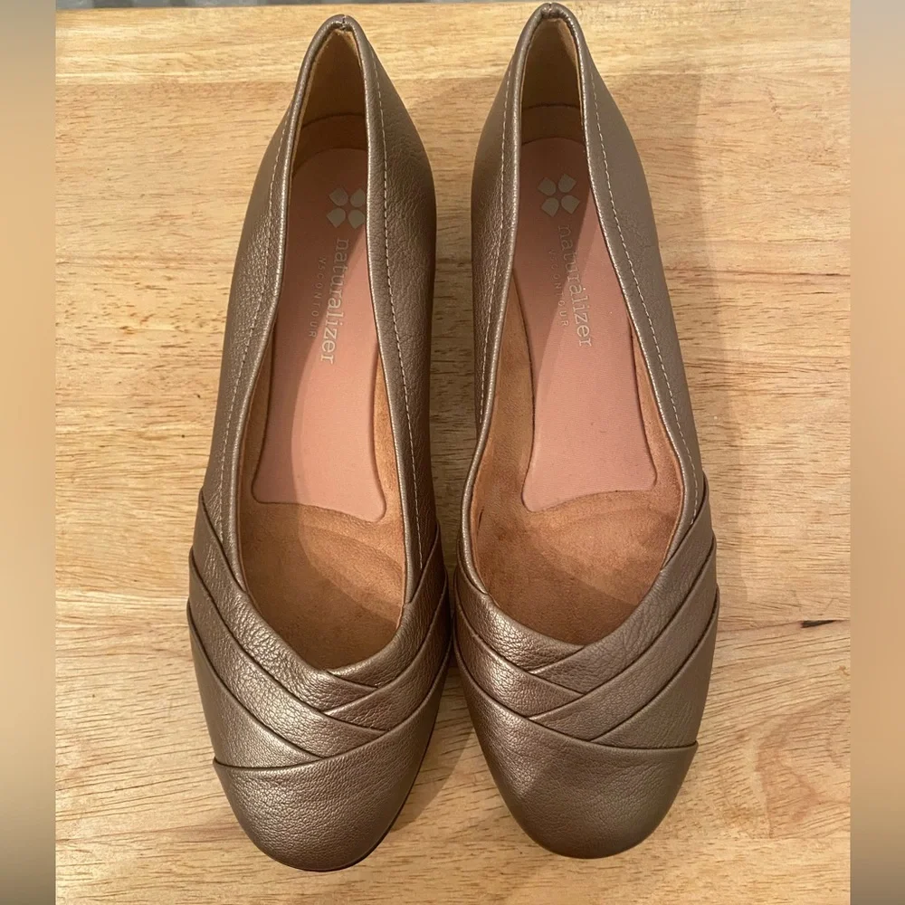Naturalizer Metallic Brown Women's Flats